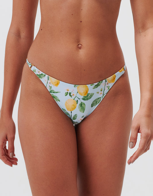 Fior di Limone Ring Detail Bikini Pant - Sorrento Sky