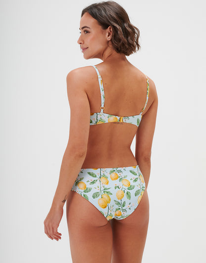 Fior di Limone Bralette Bikini Top - Sorrento Sky