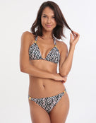 Jo Severin Nora Slide Hipster Bikini Bottom - Abstract