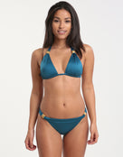 Jo Severin Nora Slide Hipster Bikini Bottom - Teal