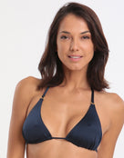 Jo Severin Alicia Ring Tri Bikini Top - Midnight