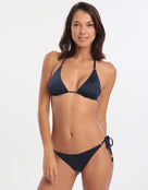Jo Severin Alicia Ring Tri Bikini Top - Midnight