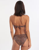 Jo Severin Anna Fold Bikini Bottom - Animal Luxe